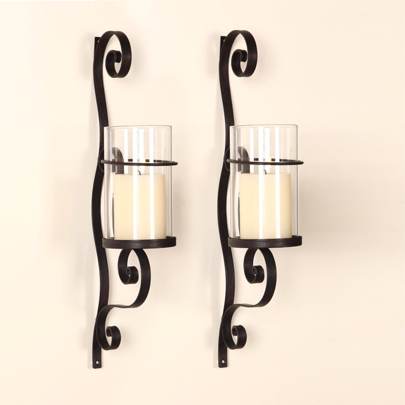 Red Barrel Studio Iron Wall Sconce Candle Holder & Reviews Wayfair